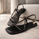 Rasteirinha Feminina Sérina™ com Strass Sofisticação e Conforto em Cada Passo