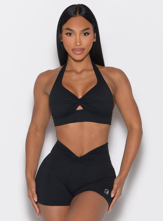 Sujetador con nudo y espalda descubierta