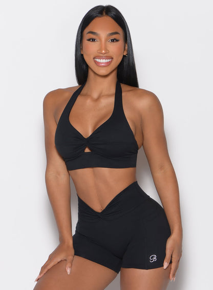 Sujetador con nudo y espalda descubierta