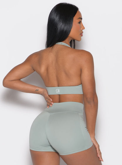 Sujetador con nudo y espalda descubierta