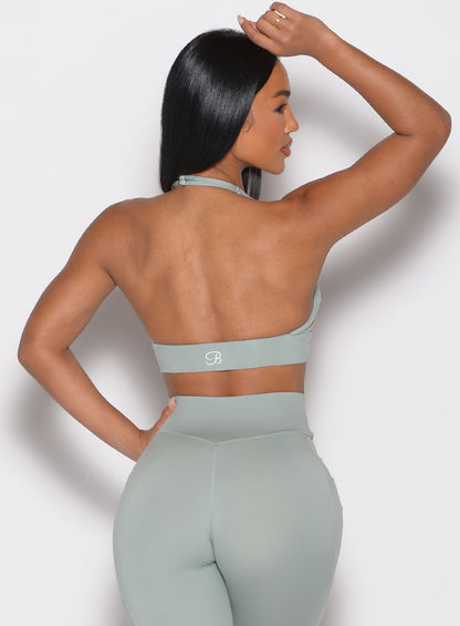 Sujetador con nudo y espalda descubierta