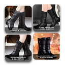Bota Aurora™ Forro Térmico e Zíper Lateral - Para Mulheres que Sofrem com o Frio e Não Abrem Mão da Elegância!