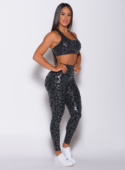 Mallas Shine Leopardo