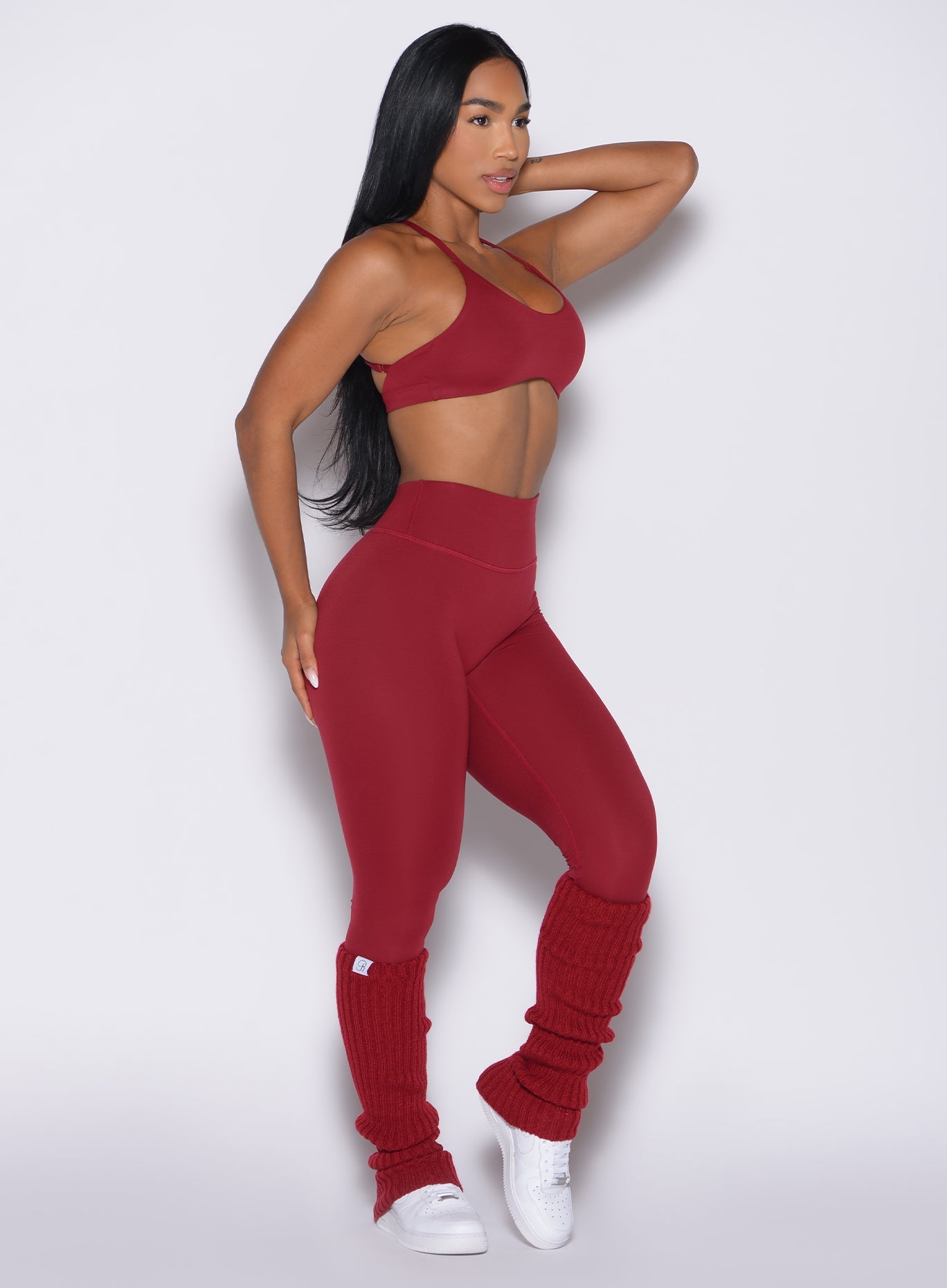 Leggings con fruncido interior