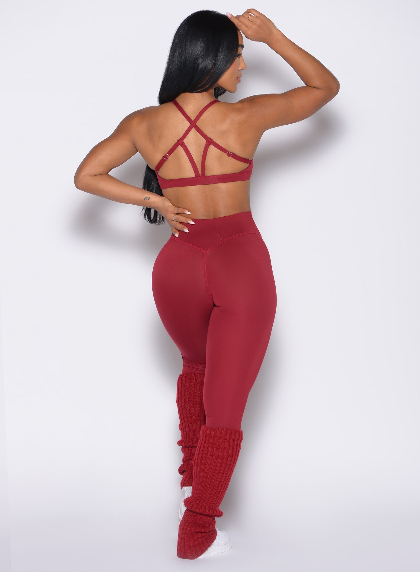 Leggings con fruncido interior