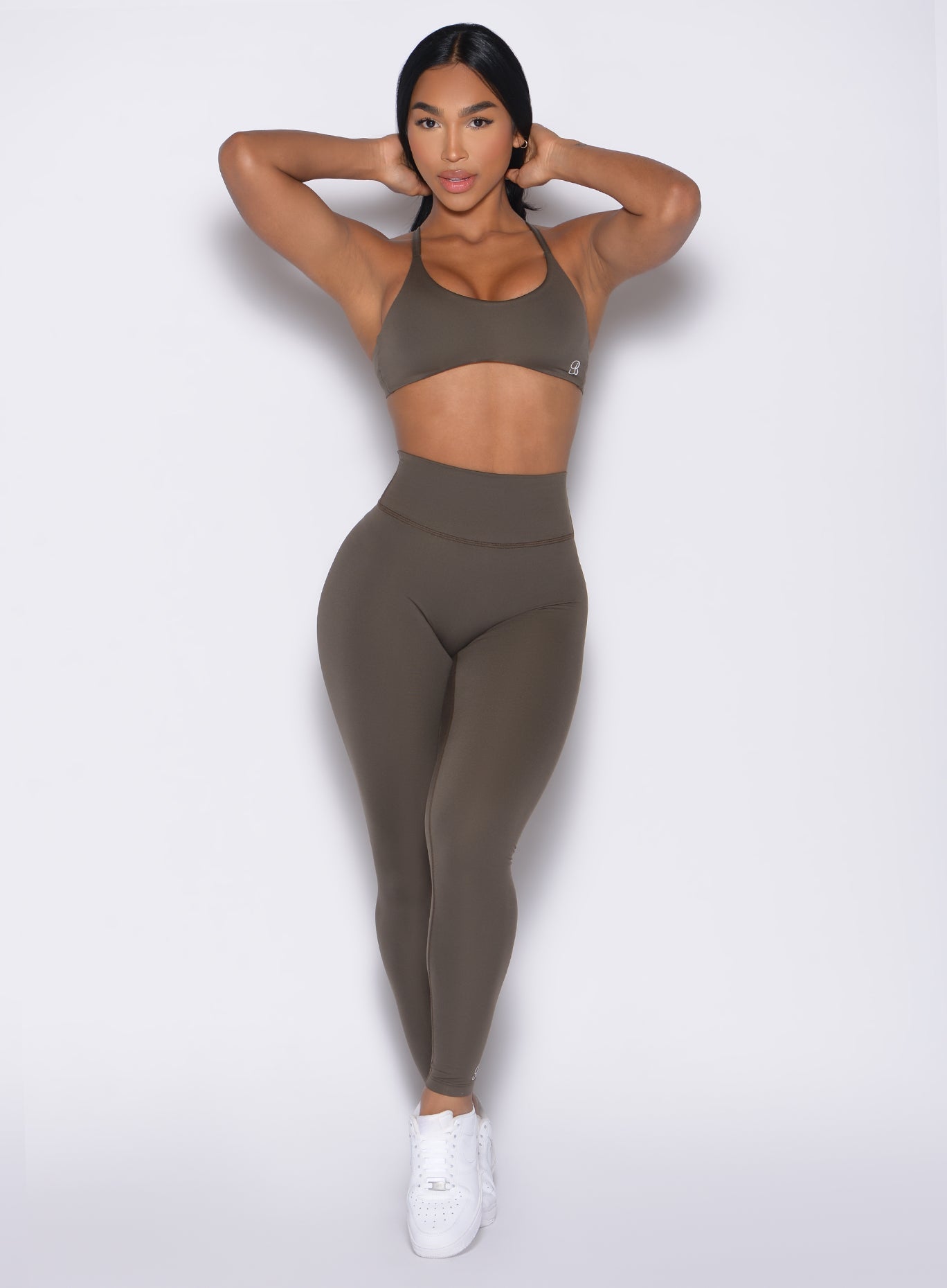 Leggings fruncidas internas