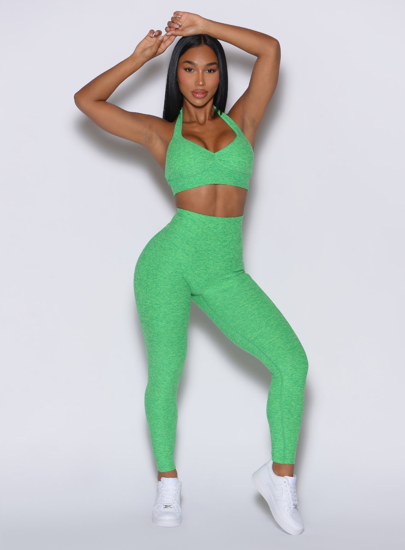 Leggings con abertura en V en la espalda