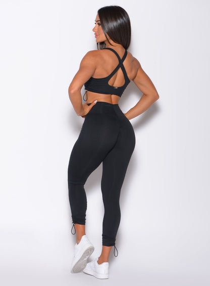Leggings con contorno y cierre ajustable