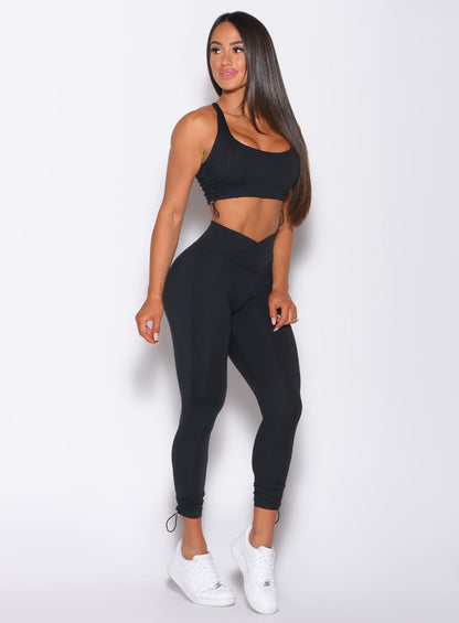 Leggings con contorno y cierre ajustable