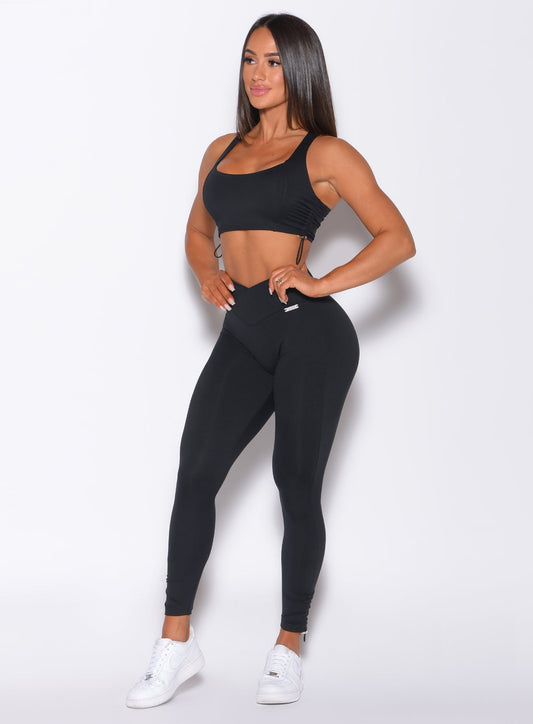 Leggings con contorno y cierre ajustable