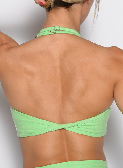 Sujetador deportivo con cremallera frontal