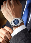 Relógio SovereignX™ de Luxo Masculino – Precisão Impecável, Elegância Absoluta e Funcionalidade que Impõe Presença