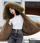 Casaco Feminino com Gorro e Interior em Pelúcia / Esbanje Muito Estilo & Classe Neste Inverno!