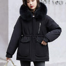 Casaco Feminino com Gorro e Interior em Pelúcia / Esbanje Muito Estilo & Classe Neste Inverno!