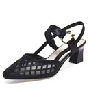 Sandália BelleLace™ com Detalhes em Renda + Salto Médio / O Calçado que é um Deslumbre em todos os sentidos!