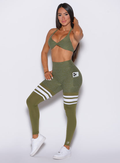 Medias altas fruncidas