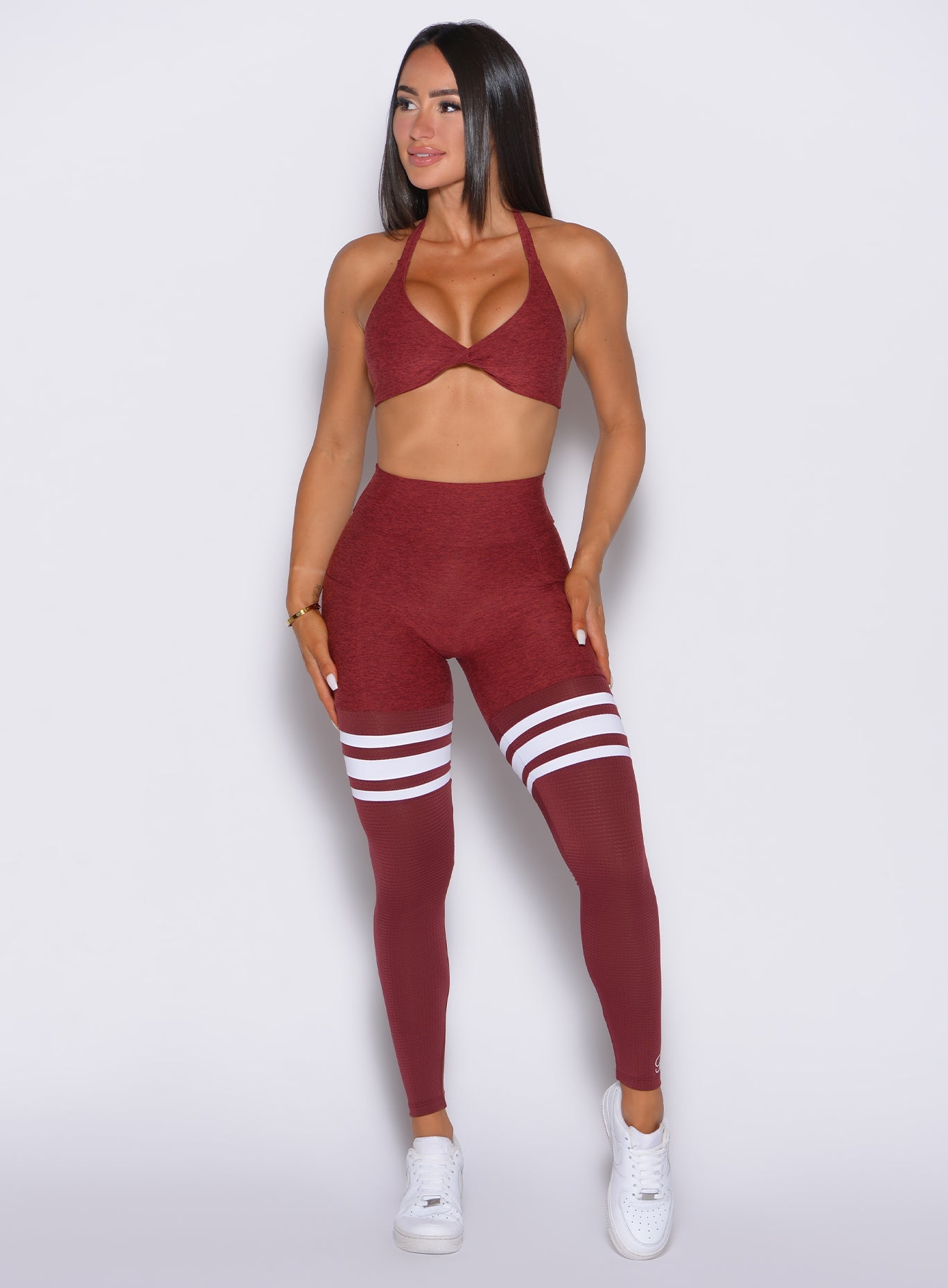 Medias altas tipo “scrunch” para muslos