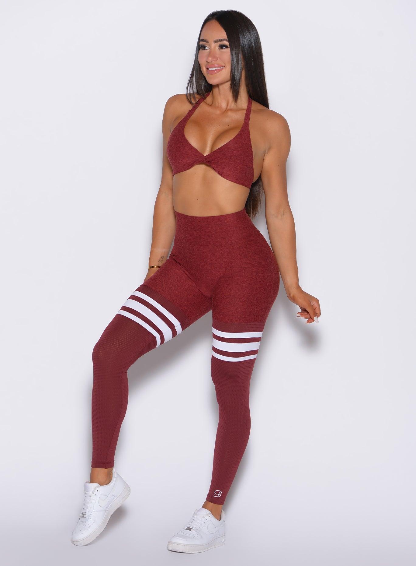 Medias altas tipo “scrunch” para muslos