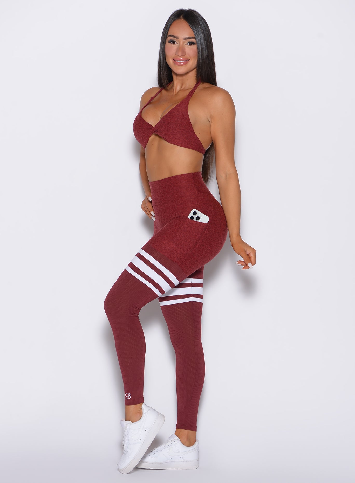 Medias altas tipo “scrunch” para muslos