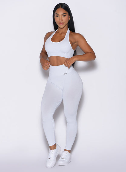 Leggings Shimmer con espalda en V