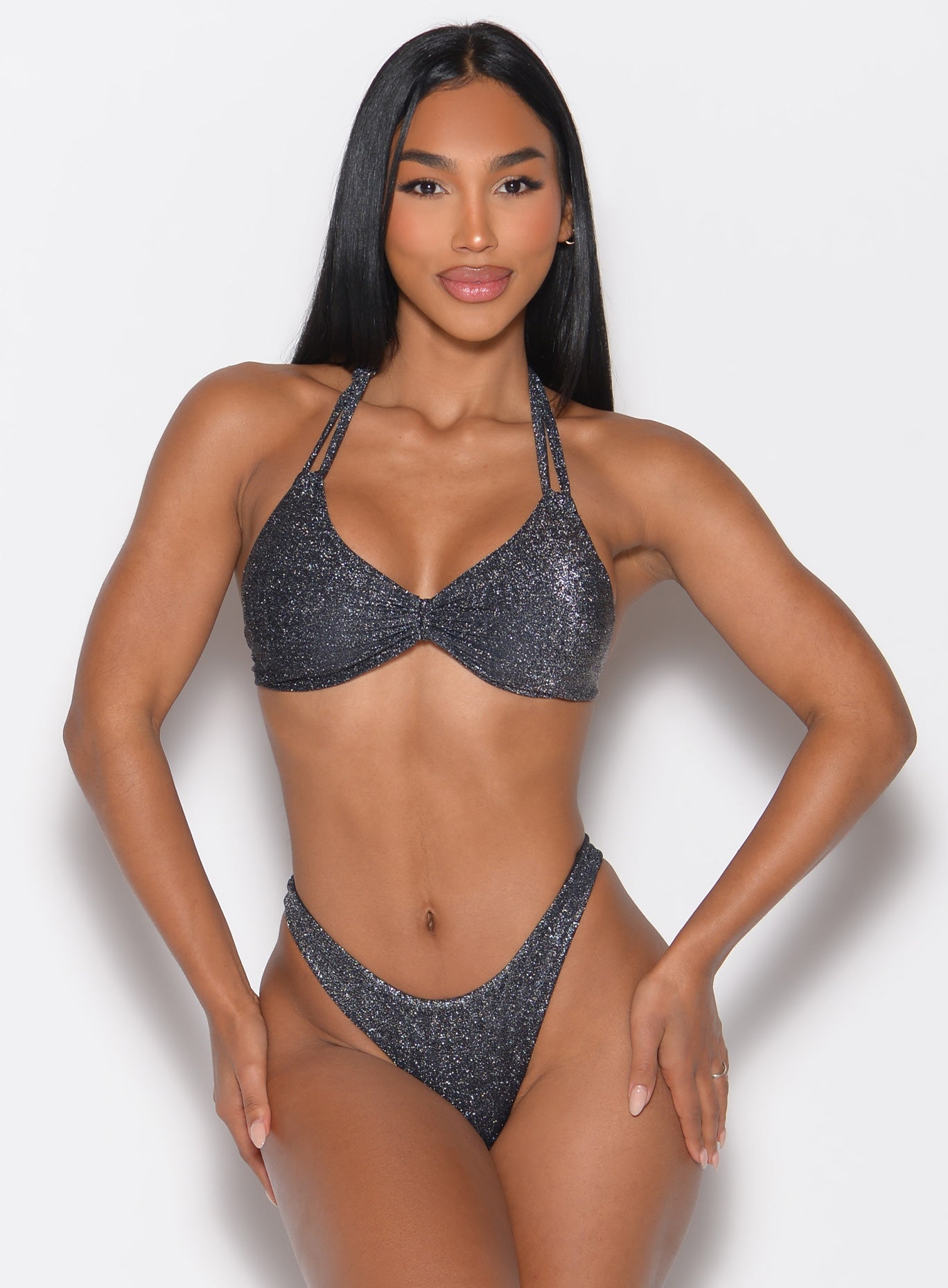 Top de Bikini Brillo Besado por el Sol