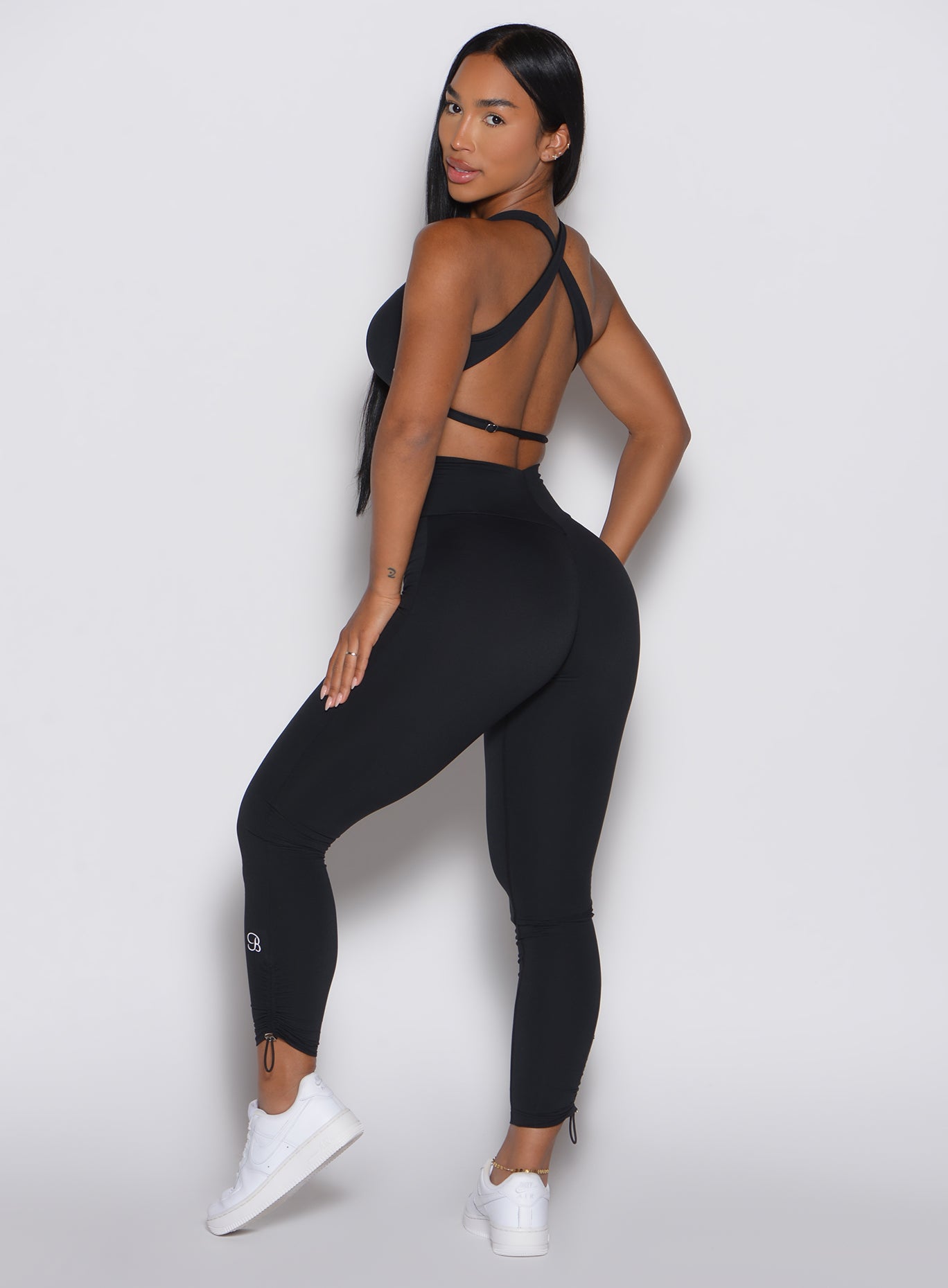 Leggings con abertura lateral