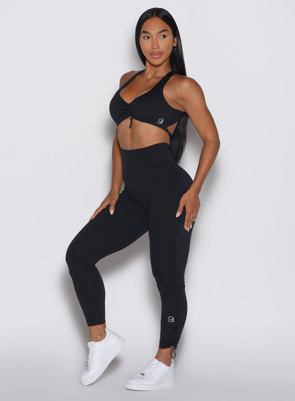 Leggings con abertura lateral