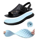 Sandália Vulcan™ Masculina em Couro Genuíno – Conforto Absoluto, Estilo Marcante e Praticidade para Todos os Momentos