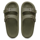 Sandália Nuvem Birken Style – Chinelo Feminino Slide Confort com Fivela Ajustável Premium